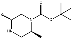 (2S,5R)-1-N-BOC-2,5-二甲基哌嗪, 548762-66-9, 结构式