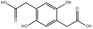 2,5-DIHYDROXY-1,4-BENZENEDIACETIC ACID Struktur