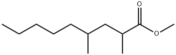2,4-Dimethylnonanoic acid methyl ester, 54889-61-1, 结构式