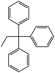 1,1,1-三苯丙烷, 54889-83-7, 结构式