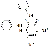 Dioxosuccinic acid 2,3-bis(phenylhydrazone) disodium salt Struktur