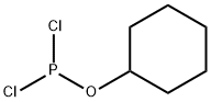 Dichlorophosphinous acid cyclohexyl ester Structure