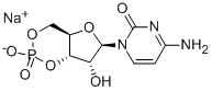 シチジン3',5'-りん酸ナトリウム 化学構造式