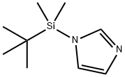 1-(tert-ブチルジメチルシリル)イミダゾール 化学構造式
