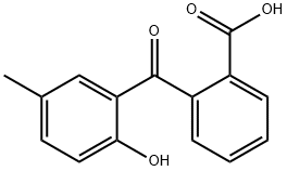 o-(2-Hydroxy-5-methylbenzoyl)benzoic acid Struktur