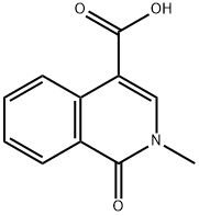 2-甲基-1-氧代-1,2-二氢异喹啉-4-羧酸, 54931-62-3, 结构式