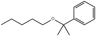 [1-Methyl-1-(pentyloxy)ethyl]benzene Structure