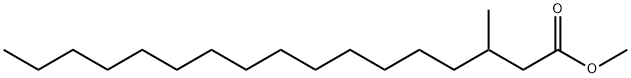 3-メチルヘプタデカン酸メチル 化学構造式