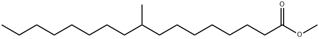 9-メチルヘプタデカン酸メチル 化学構造式