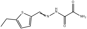 Acetic acid, aminooxo-, [(5-ethyl-2-thienyl)methylene]hydrazide (9CI) Structure