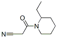 Piperidine, 1-(cyanoacetyl)-2-ethyl- (9CI) Structure