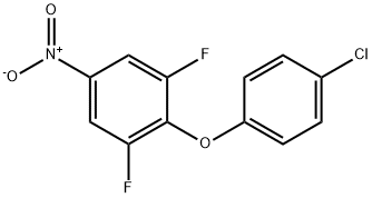 2-(4-chlorophenoxy)-1,3-difluoro-5-nitrobenzene Structure