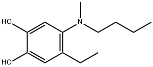 1,2-Benzenediol, 4-(butylmethylamino)-5-ethyl- (9CI) Structure