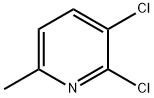 2,3-二氯-6-甲基吡啶, 54957-86-7, 结构式