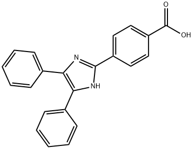 4-(4,5-DIPHENYL-1H-IMIDAZOL-2-YL)BENZOIC ACID Struktur