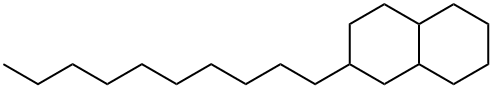 2-デシルデカヒドロナフタレン 化学構造式