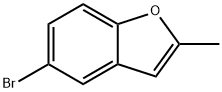5-ブロモ-2-メチルベンゾフラン 化学構造式