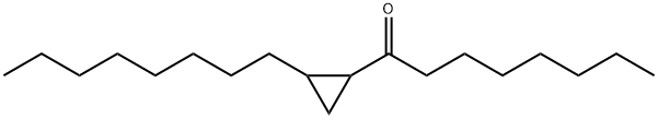 1-(2-Octylcyclopropyl)-1-octanone Structure