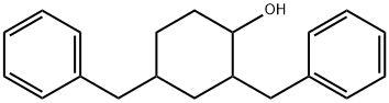 2,4-ビス(フェニルメチル)シクロヘキサノール 化学構造式