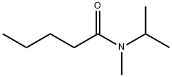 N-メチル-N-イソプロピルペンタンアミド 化学構造式