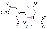 calcium [[N,N'-ethylenebis[N-(carboxymethyl)glycinato]](4-)-N,N',O,O',ON,ON']cuprate(2-) Struktur