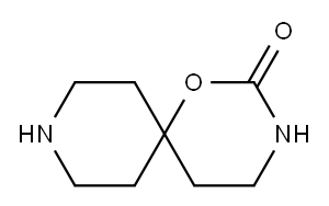 1-氧杂-3,9-二氮杂螺[5.5]十一烷-2-酮, 54981-11-2, 结构式