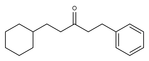 1-Phenyl-5-cyclohexyl-3-pentanone Struktur