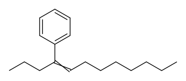 1-Propyl-1-nonenylbenzene Structure