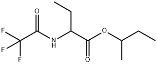2-[(Trifluoroacetyl)amino]butanoic acid 1-methylpropyl ester Structure