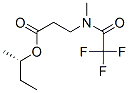 3-[Methyl(trifluoroacetyl)amino]propionic acid (S)-1-methylpropyl ester Structure