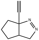 Cyclopentapyrazole, 6a-ethynyl-3,3a,4,5,6,6a-hexahydro- (9CI) Structure