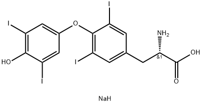 Levothyroxine sodium  Struktur