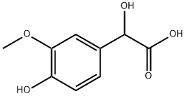 4-Hydroxy-3-methoxymandelic acid Struktur