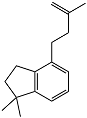 2,3-Dihydro-1,1-dimethyl-4-(3-methyl-3-butenyl)-1H-indene Structure