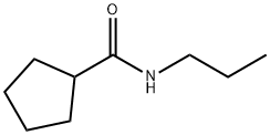 Cyclopentanecarboxamide, N-propyl- (9CI) Structure