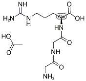 GLY-GLY-ARG ACETATE SALT, 55033-48-2, 结构式