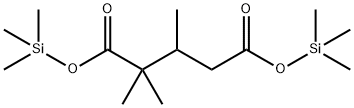 2,2,3-Trimethylpentanedioic acid bis(trimethylsilyl) ester Struktur