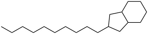 2-デシルオクタヒドロ-1H-インデン 化学構造式