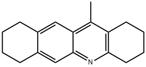 1,2,3,4,7,8,9,10-オクタヒドロ-12-メチルベンゾ[b]アクリジン 化学構造式