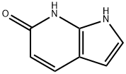 1H-ピロロ[2,3-B]ピリジン-6-オール 化学構造式
