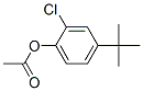 クロロ-4-(1,1-ジメチルエチル)フェノールアセタート 化学構造式