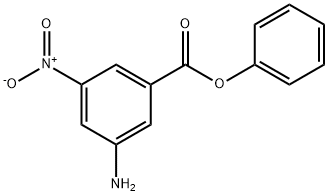 3-Amino-5-nitrobenzoic acid phenyl ester Structure