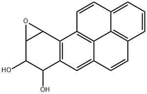 7,8-二羟基-9,10-环氧-7,8,9,10-四氢苯并[A]芘 结构式