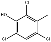 2,4,6-trichloro-m-cresol Struktur