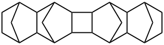 イコサヒドロ-1,4:5,12:6,11:7,10-テトラメタノジベンゾ[b,h]ビフェニレン 化学構造式