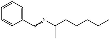 N-Phenylmethylene-2-heptanamine Struktur