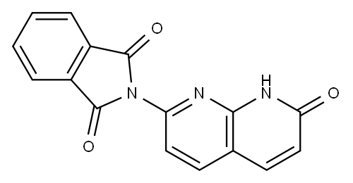 2-HYDROXY-7-N-PHTHALIMIDYL-1,8-NAPHTHYRIDINE Structure