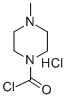 4-Methyl-1-piperazinecarbonyl chloride hydrochloride Struktur