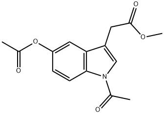 1-Acetyl-5-acetyloxy-1H-indole-3-acetic acid methyl ester|