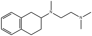 N,N,N'-Trimethyl-N'-(1,2,3,4-tetrahydronaphthalen-2-yl)-1,2-ethanediamine 结构式